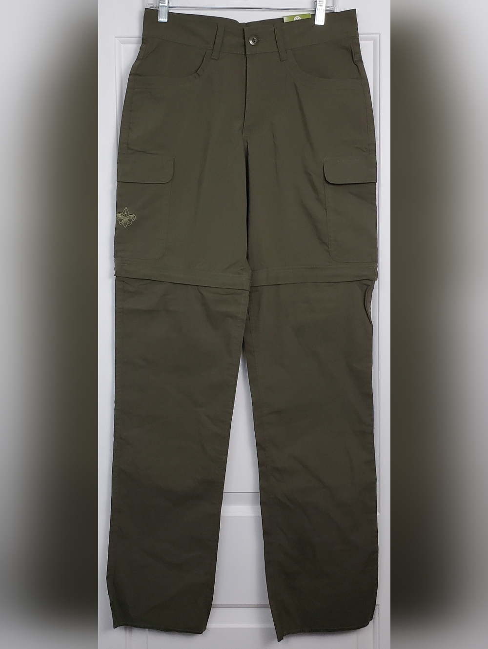 Boy Scouts of America BSA Mens Convertible Switchback Uniform Pants Size 30 NWT